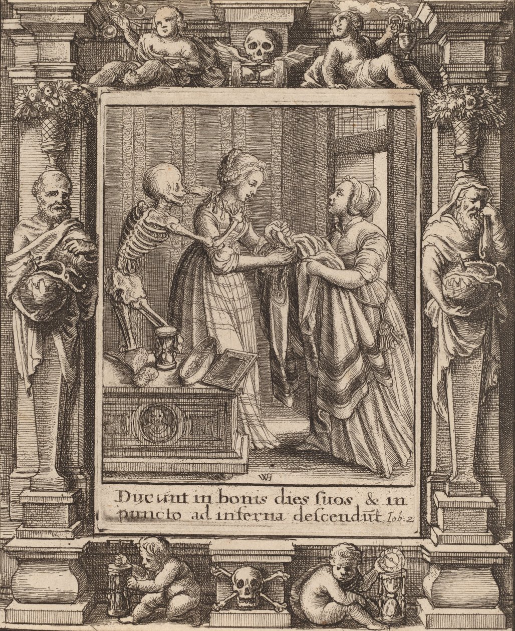 Bride, 1651 by Wenceslaus Hollar