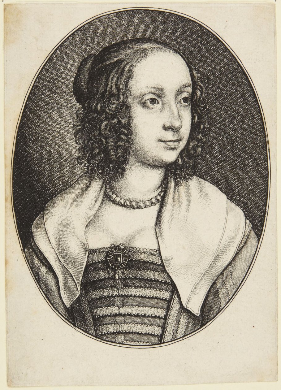 Catherine Howard by Wenceslaus Hollar
