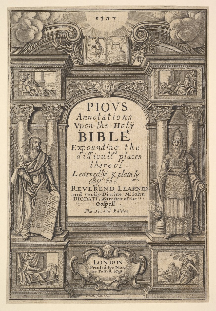 Pious Annotations by Wenceslaus Hollar