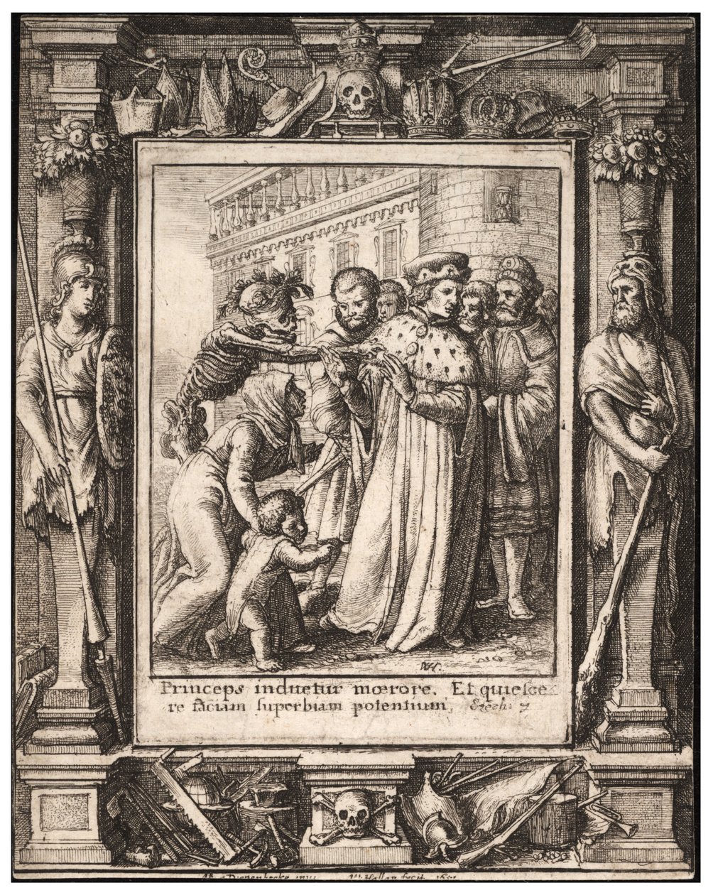 Duke (State 1) by Wenceslaus Hollar
