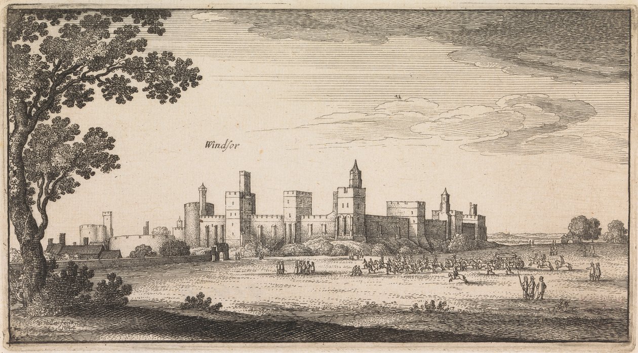 English Views: Windsor by Wenceslaus Hollar