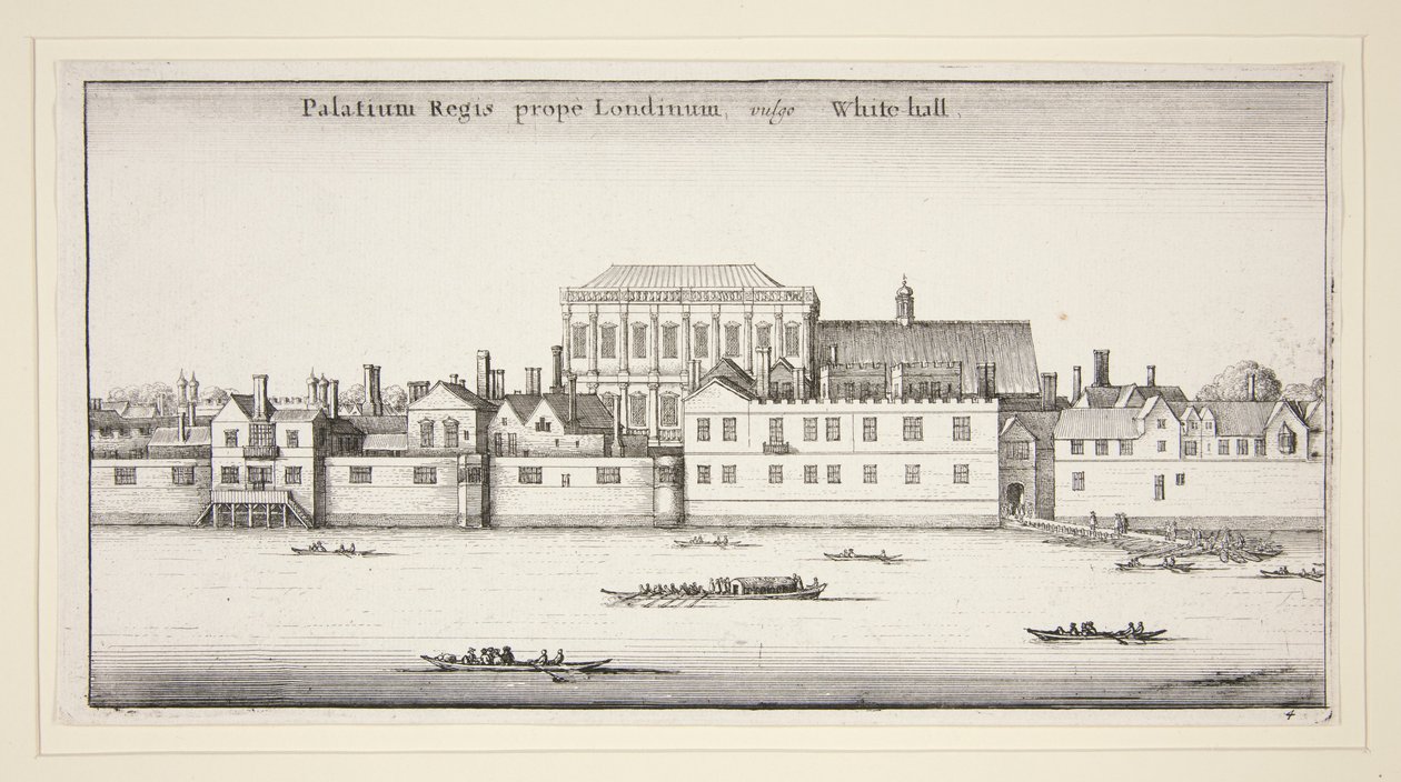 Four Views of Westminster, Lambeth, and Whitehall, from the series London Views by Wenceslaus Hollar