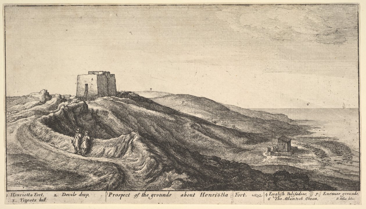 Henrietta Fort by Wenceslaus Hollar