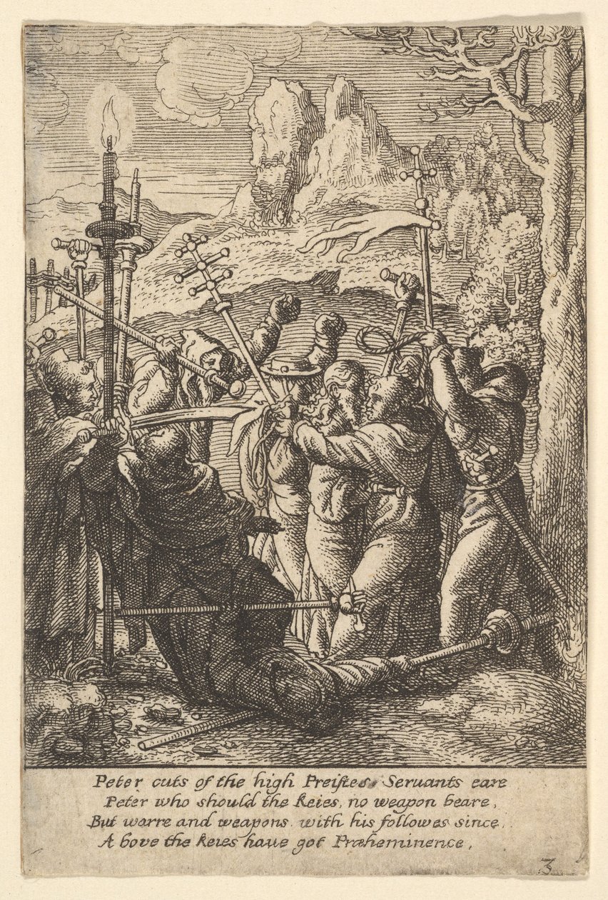 Jesus Taken by Wenceslaus Hollar