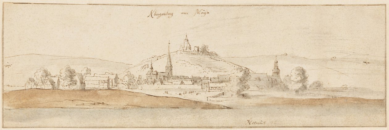 Klingenberg am Main by Wenceslaus Hollar