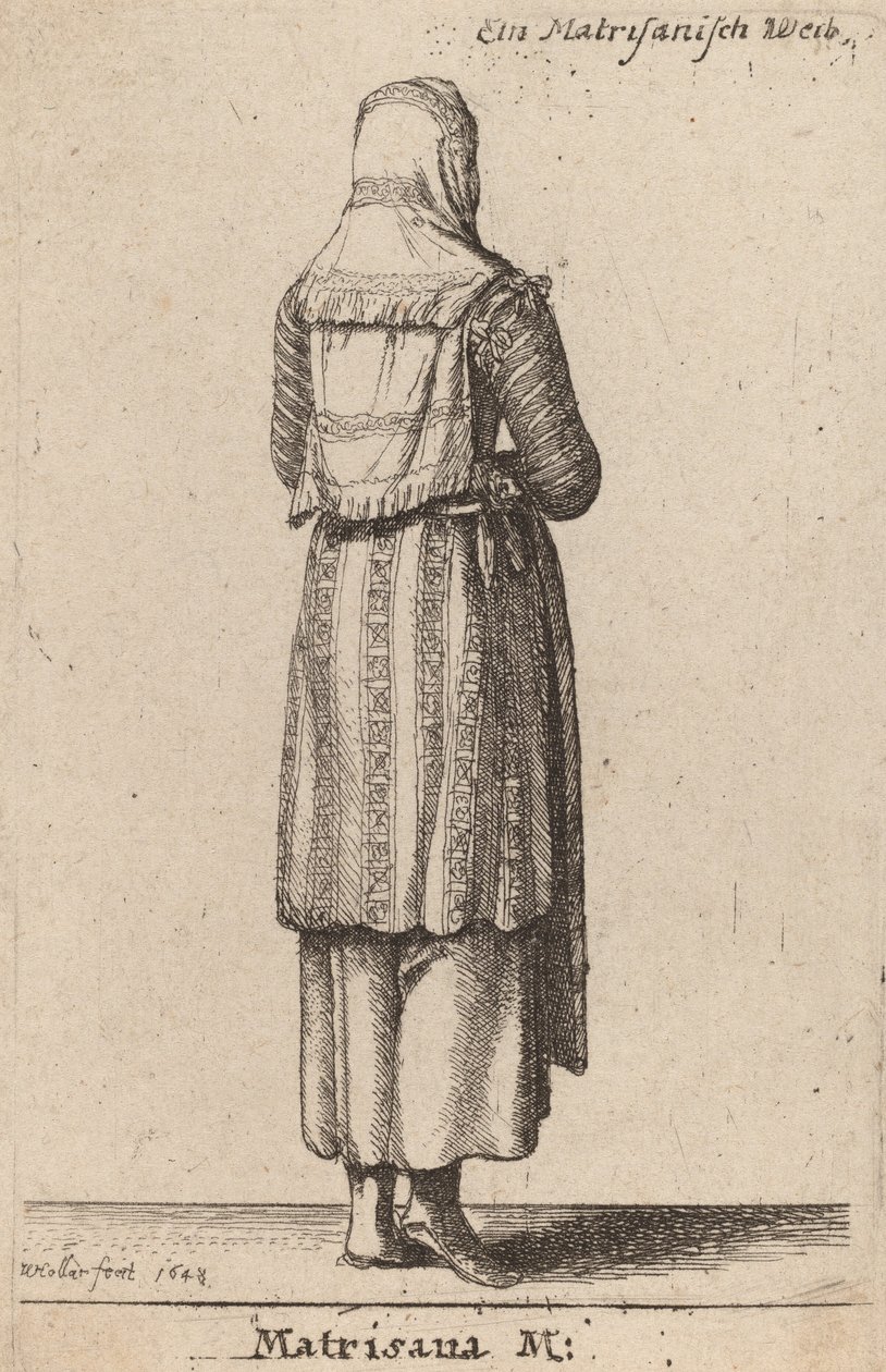 Matrisana M. by Wenceslaus Hollar