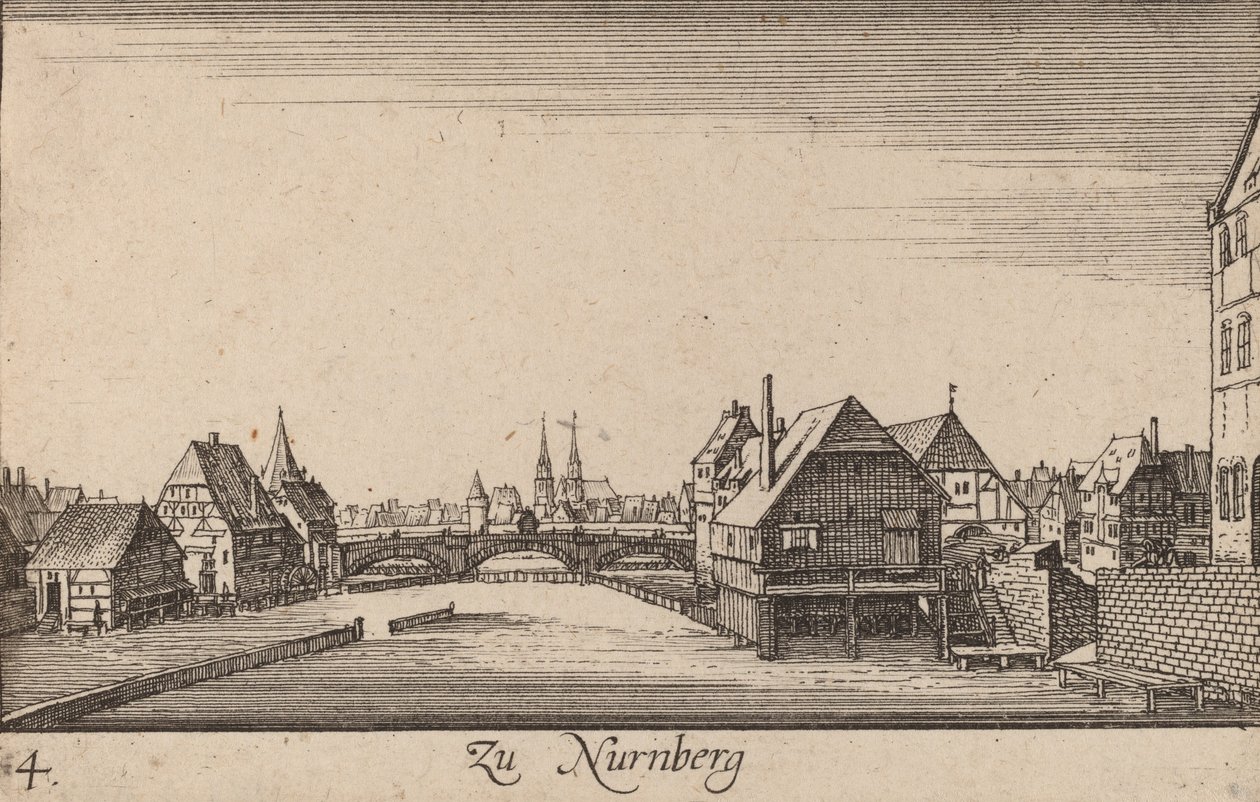 Nuremberg, 1635 by Wenceslaus Hollar