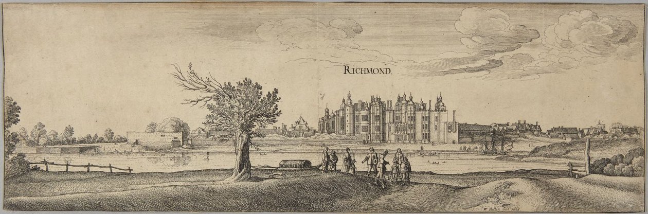 Richmond Park by Wenceslaus Hollar