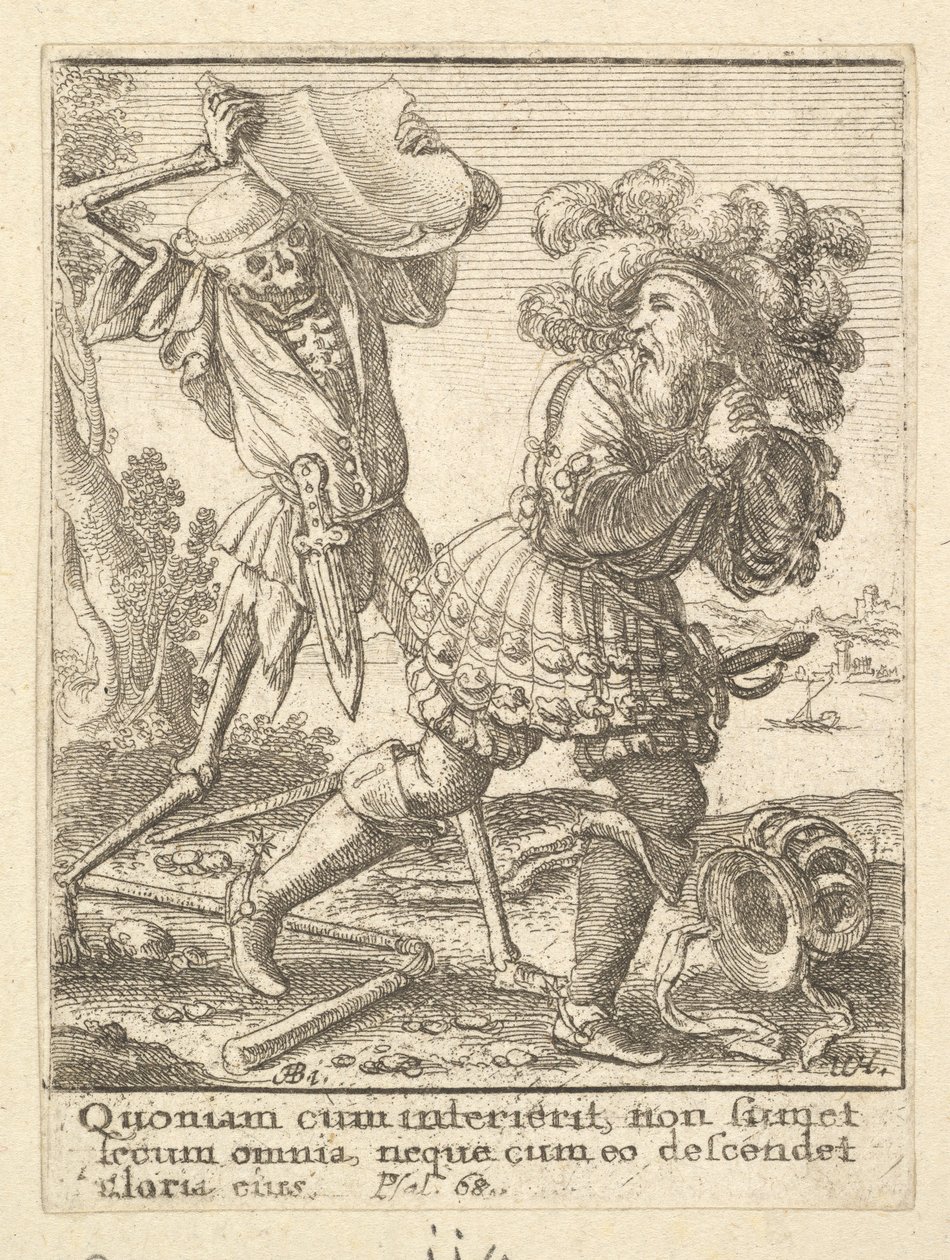 The Count from the Dance of Death, 1651 by Wenceslaus Hollar