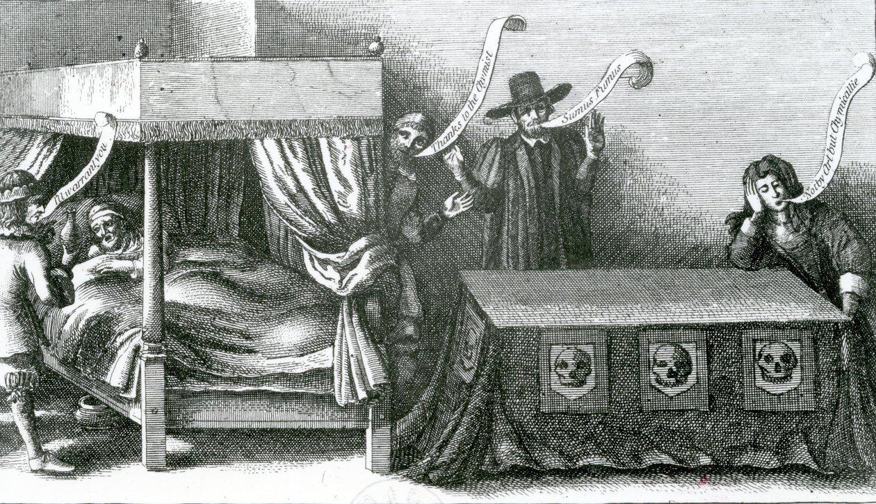 The Death of King James the First, 1625 by Wenceslaus Hollar