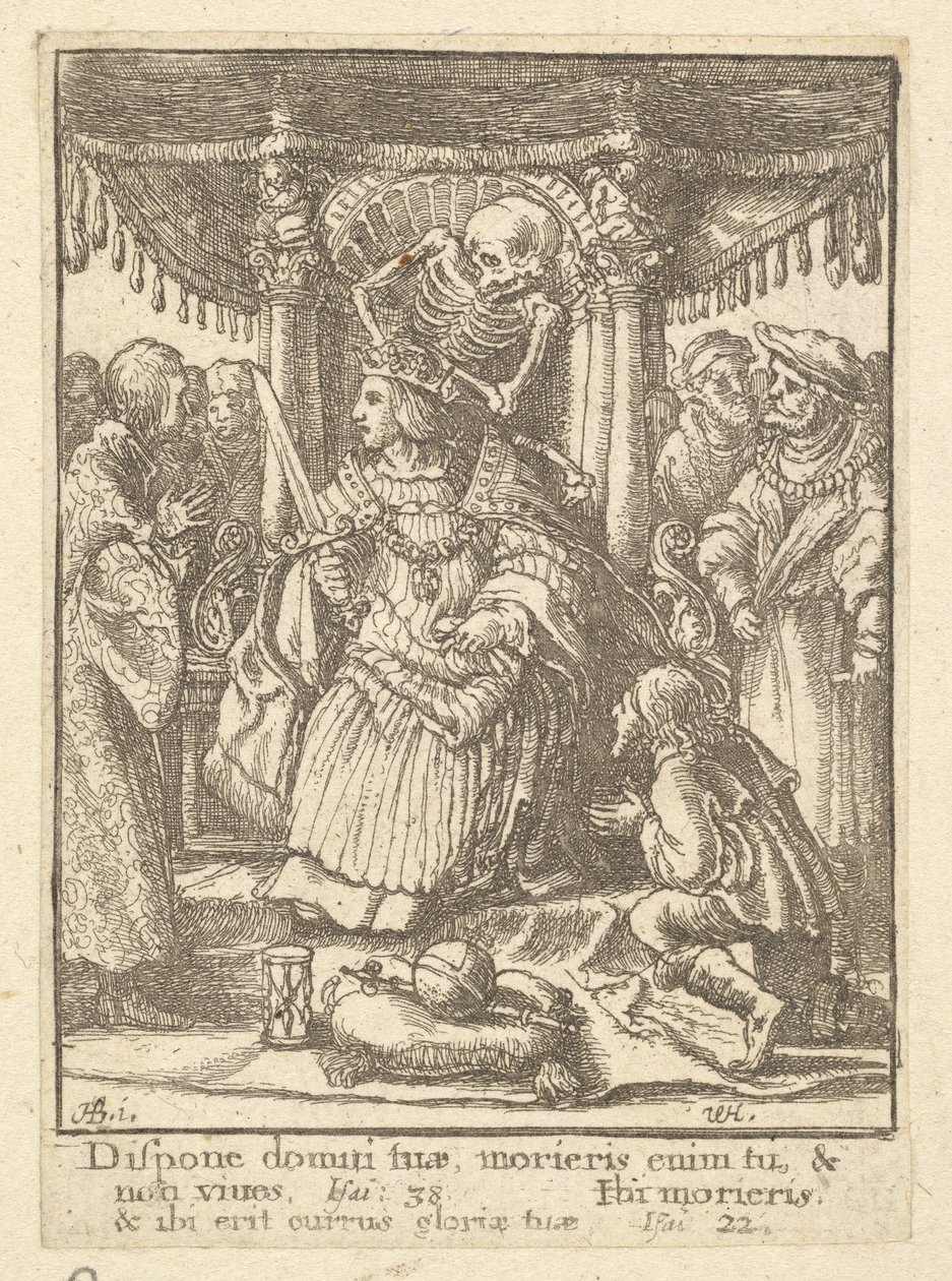 The Emperor, from the Dance of Death by Wenceslaus Hollar
