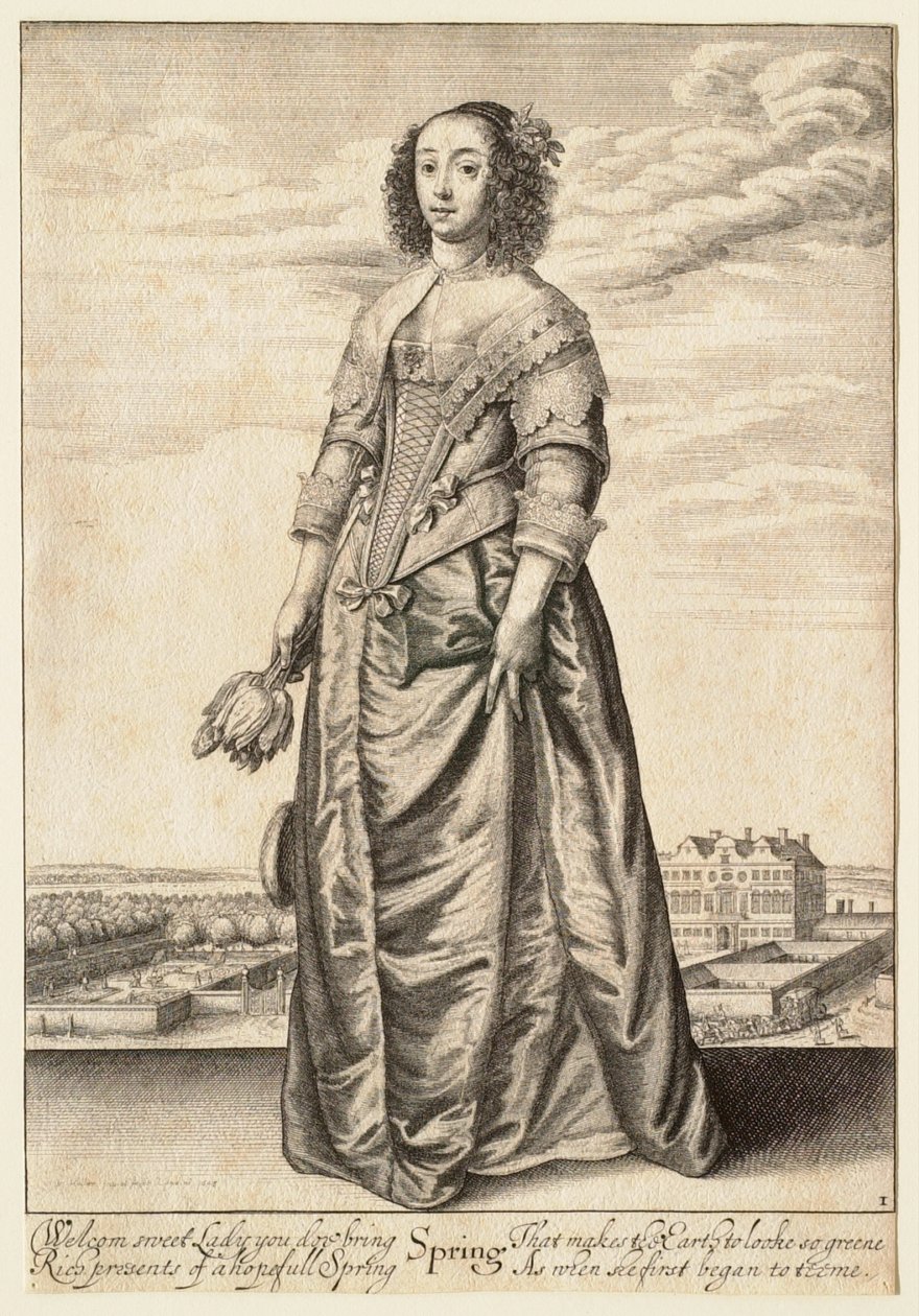 The Four Seasons: Spring by Wenceslaus Hollar