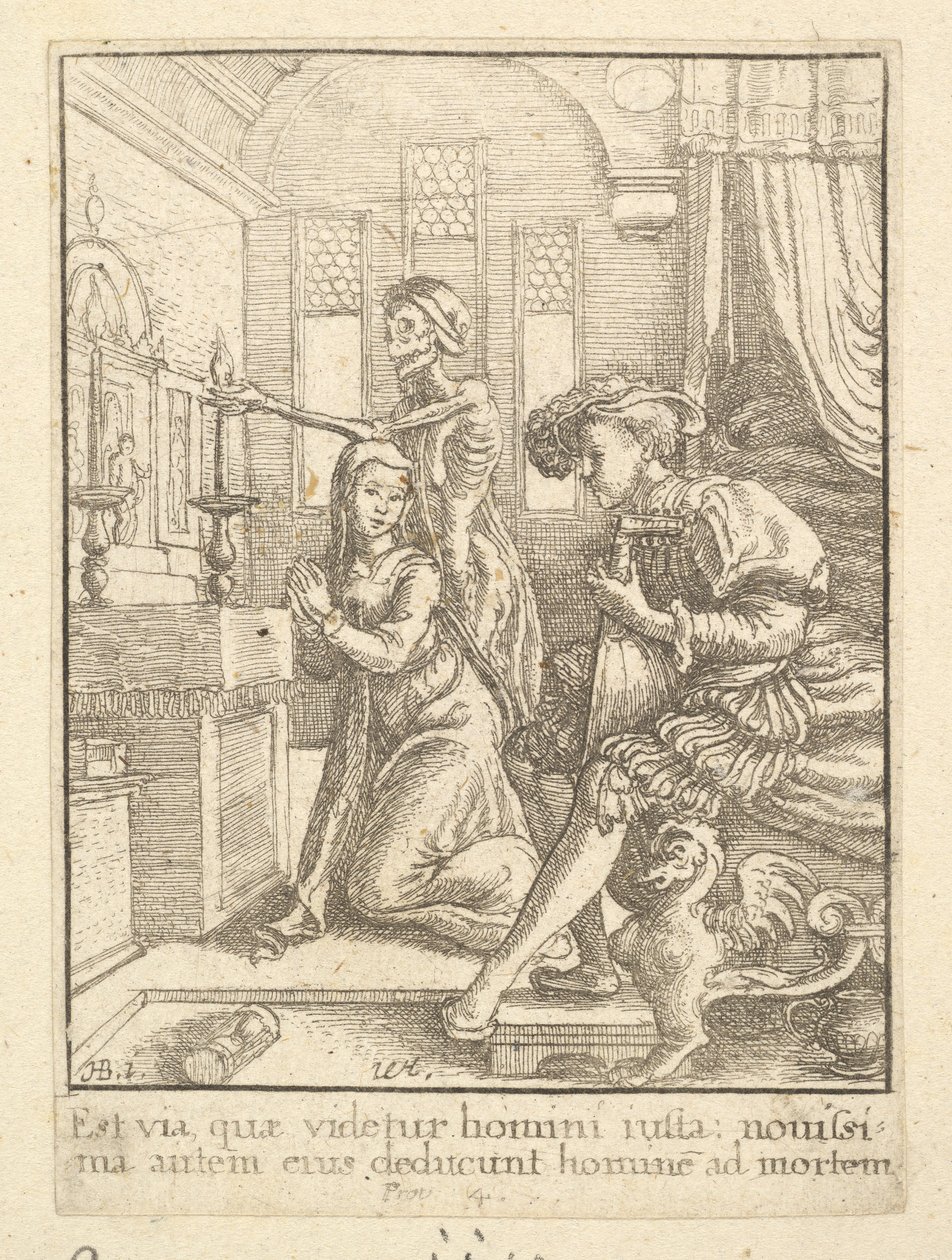The Nun, from the Dance of Death by Wenceslaus Hollar