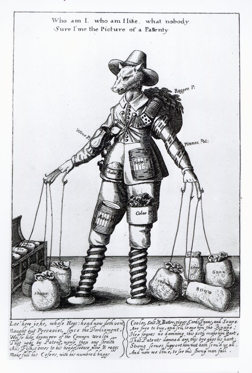 The Picture of Pattenty by Wenceslaus Hollar