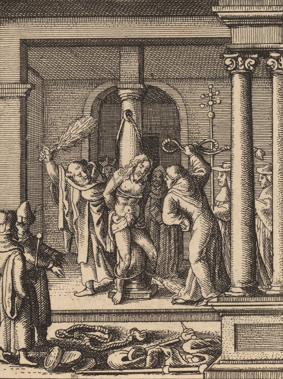 The Scourging by Wenceslaus Hollar