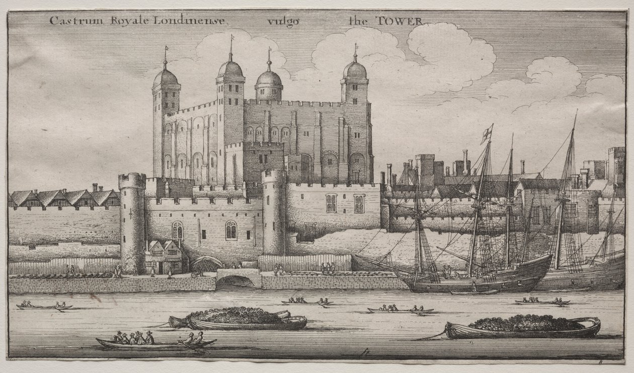 The Tower, London by Wenceslaus Hollar