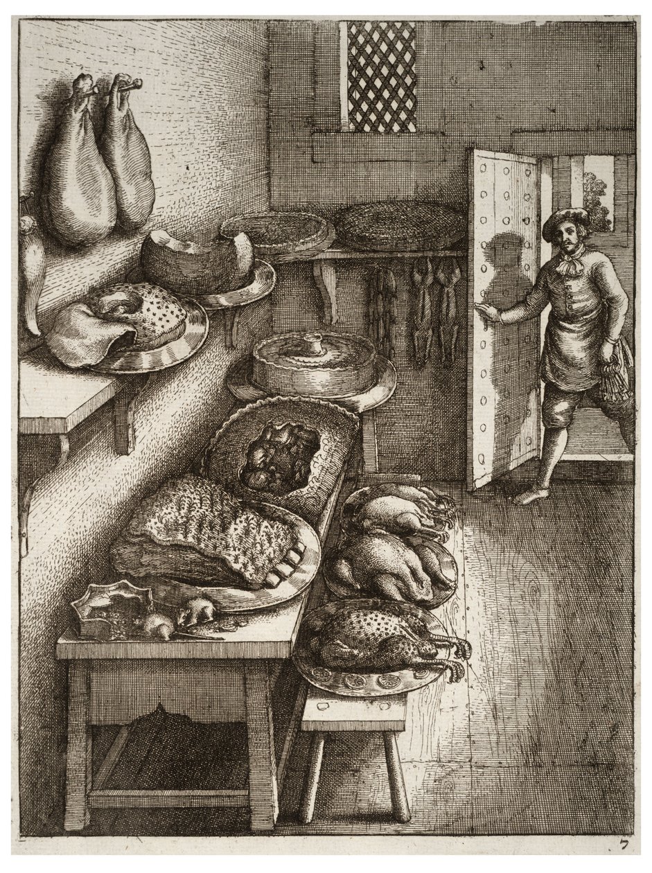 Town and country mouse by Wenceslaus Hollar