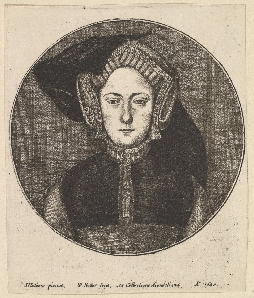 Unknown Woman by Wenceslaus Hollar