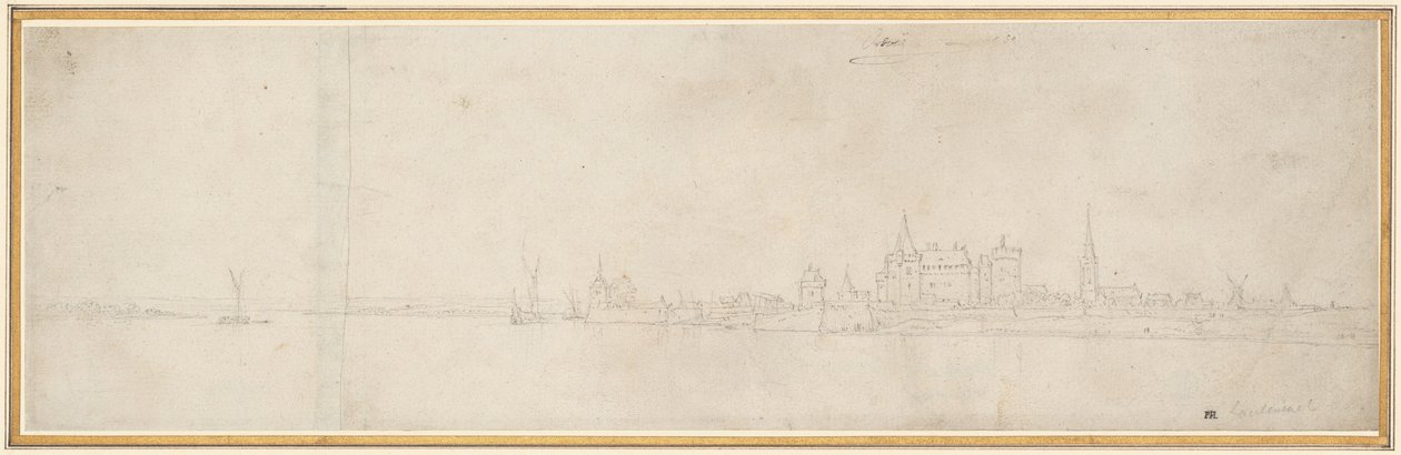 View of Orsoy by Wenceslaus Hollar
