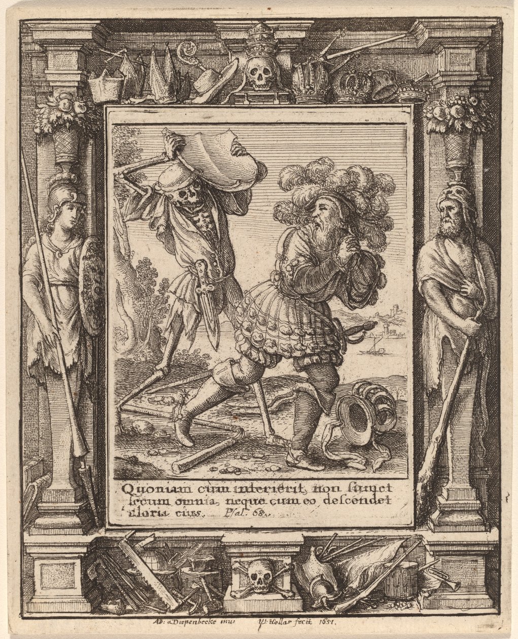 Count by Wenceslaus Hollar after Hans Holbein the Younger after Abraham van Diepenbeeck