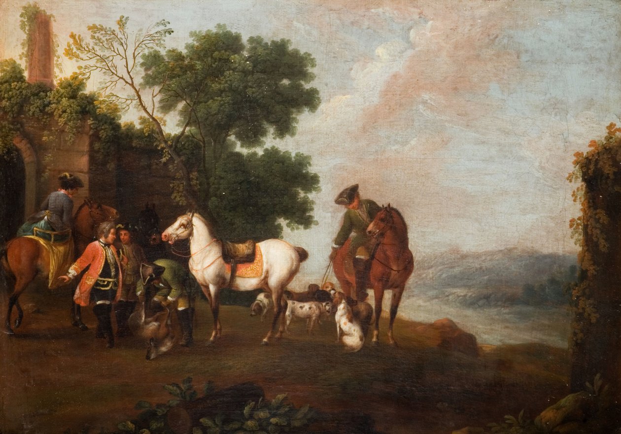 The Deer Hunt by Wenzel Ignaz Prasch