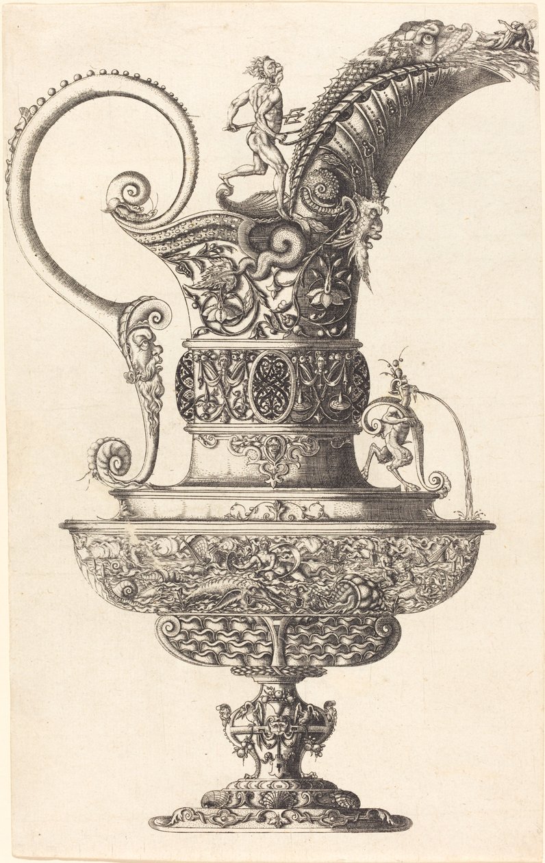 Jar with Neptune by Wenzel Jamnitzer I