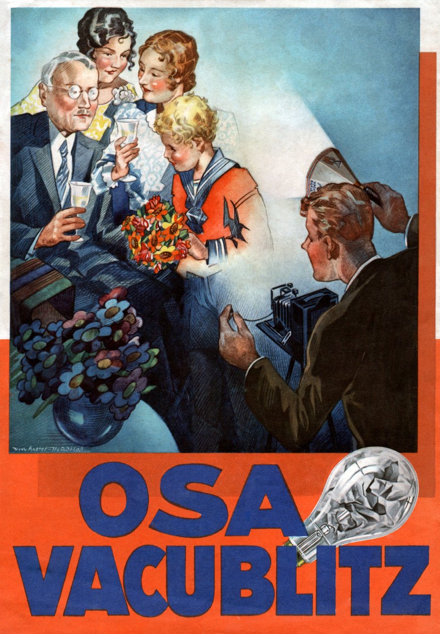 Advertising for the Brand OSRAM by Werner von Axster-Heudtlass