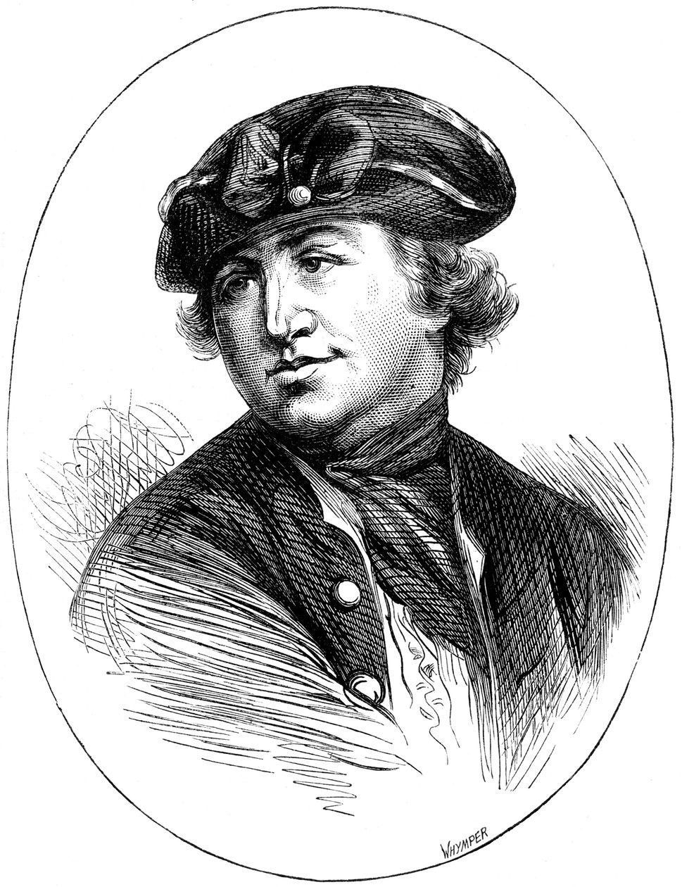 Commodore Robert Hopkins, American Naval Commander, from a Print of 1776 by Whymper