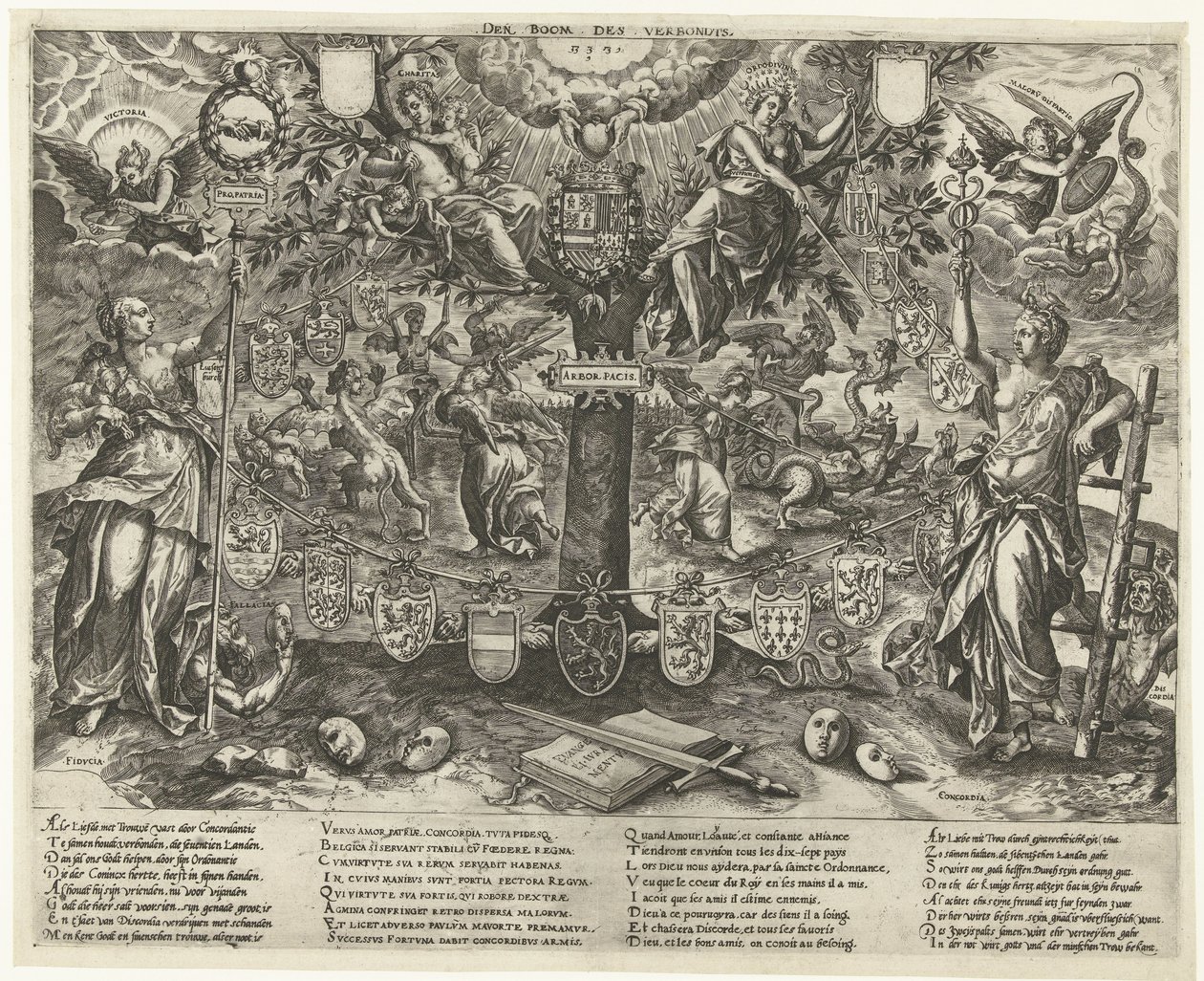 The Tree of the Covenant, 1578 by Wierix