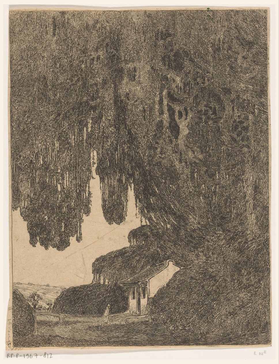 Chinese Chapel in the Vicinity of Semarang on Java by Wijnand Otto Jan Nieuwenkamp