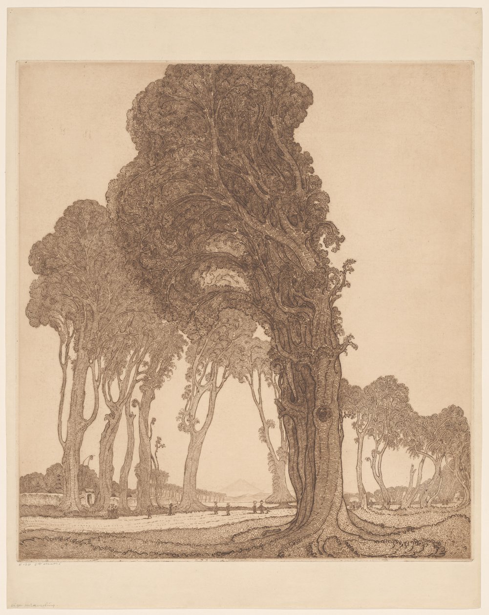 Part of the Main Road near the Village of Cakranegara on Lombok by Wijnand Otto Jan Nieuwenkamp