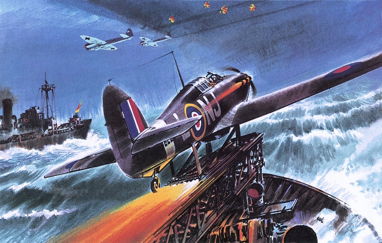 Hawker Hurricane by Wilf (20th century) Hardy