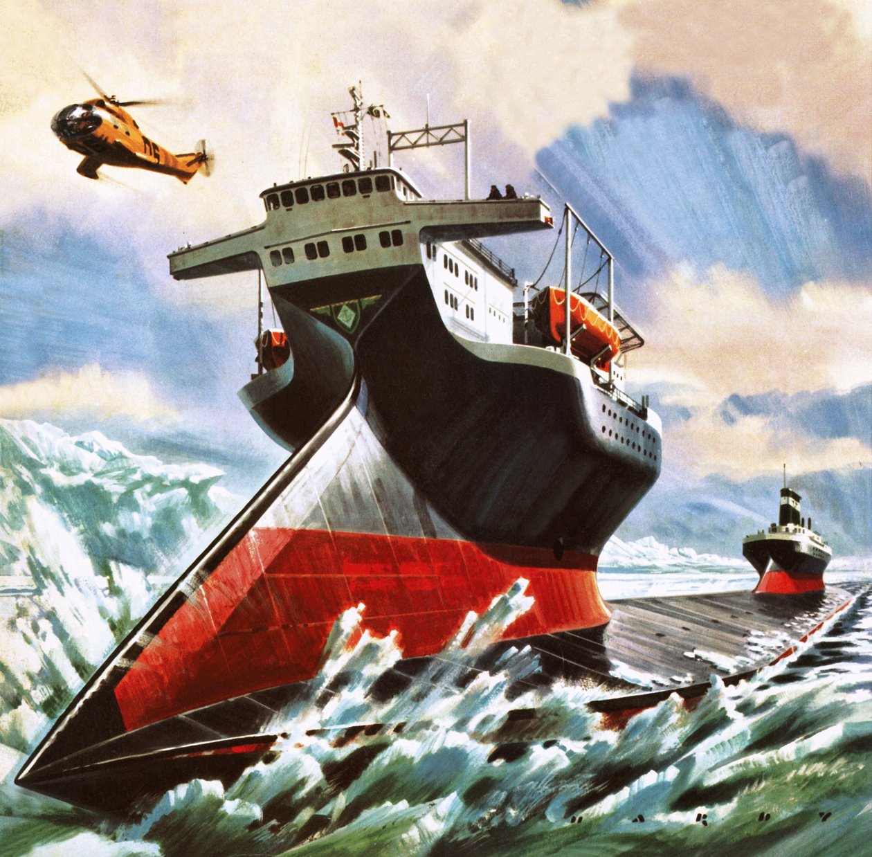 Ice-breaker of the Future, Conceived in 1976 by Wilf (20th century) Hardy