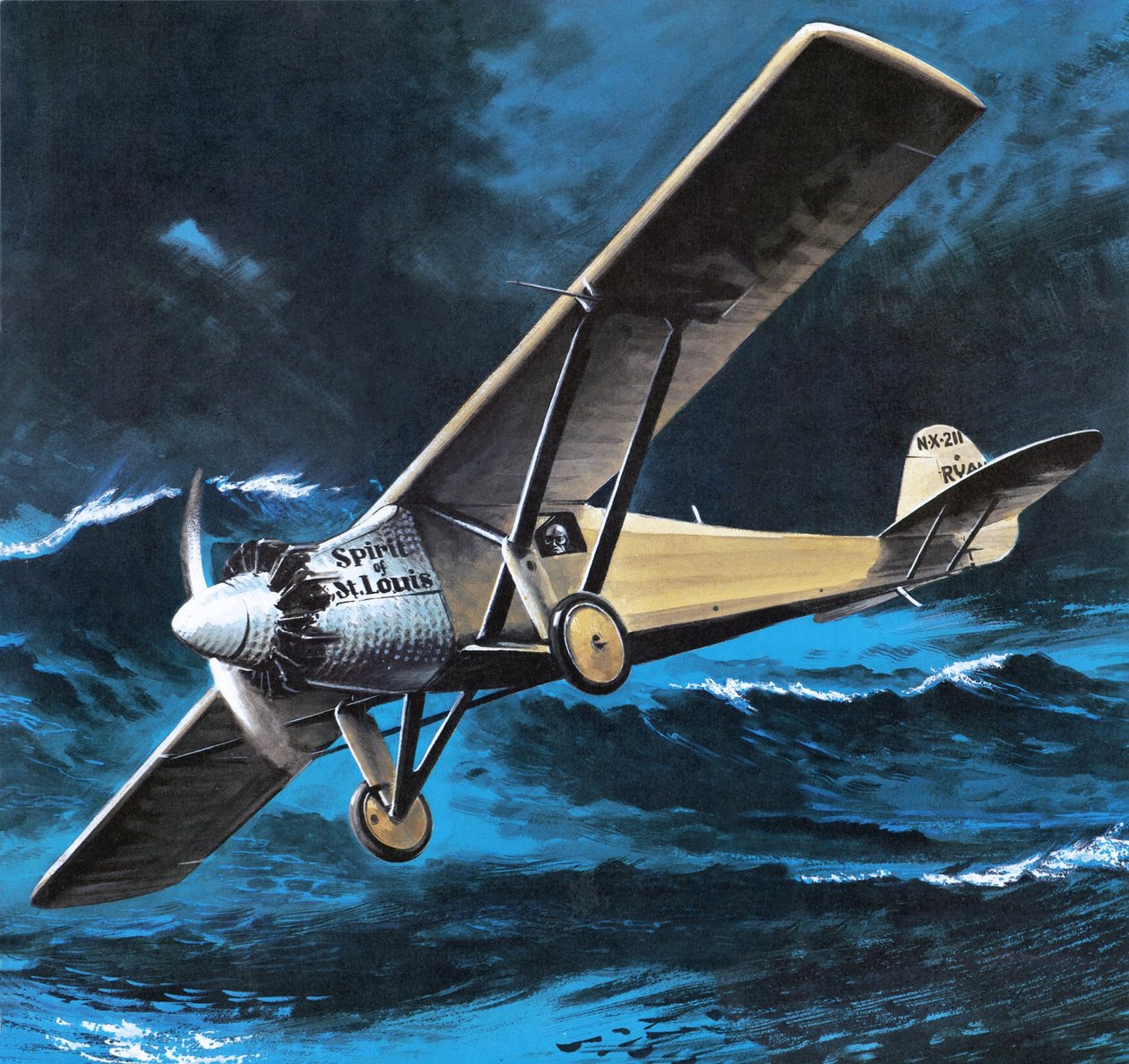 Spirit of St Louis by Wilf (20th century) Hardy