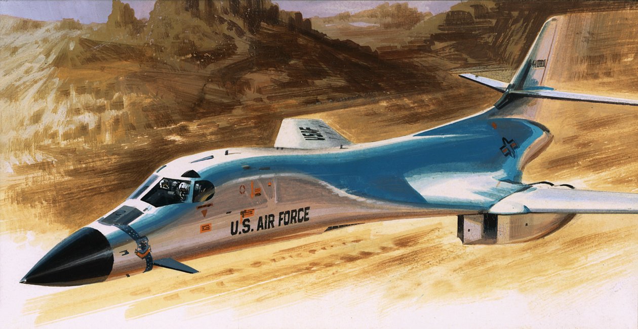 Unidentified US Air Force Aircraft by Wilf (20th century) Hardy