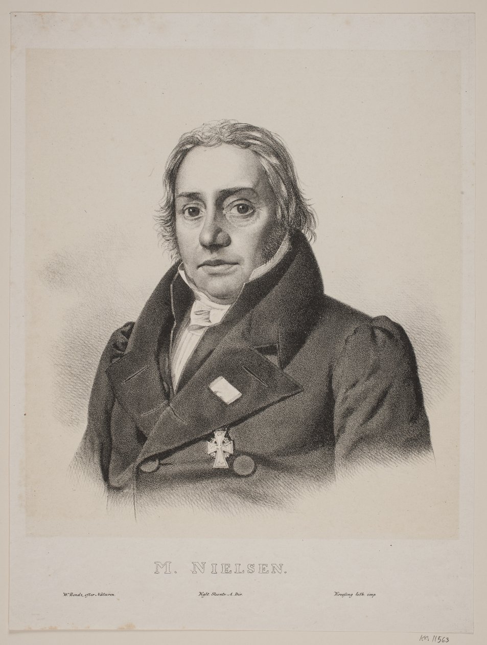 Rector Michael Nielsen by Wilhelm Bendz