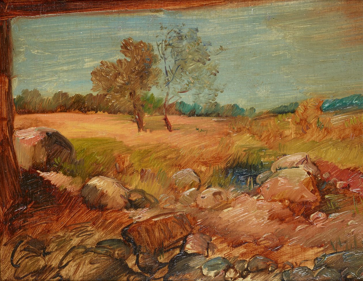 View from a Barn by Wilhelm Busch