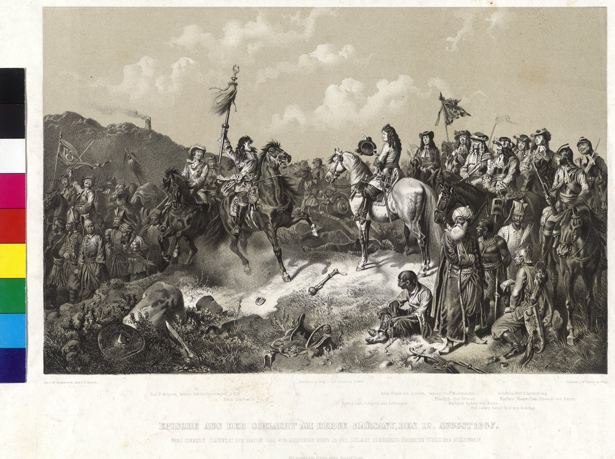 Episode from the Battle at Mounts Harsany on 12th August 1687 by Wilhelm Camphausen