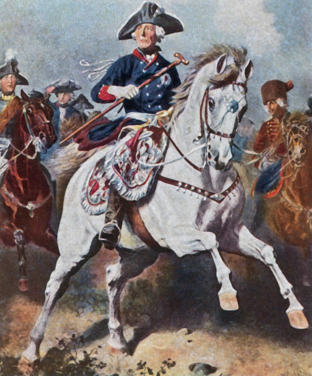 The Battle King by Wilhelm Camphausen