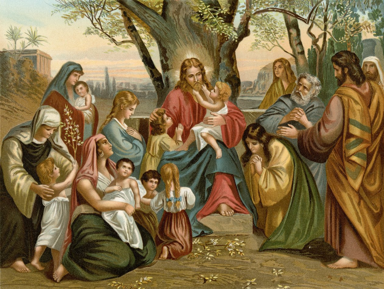 Images Of Jesus Blessing The Children ZJJARTYB 1 Pcs Jesus With