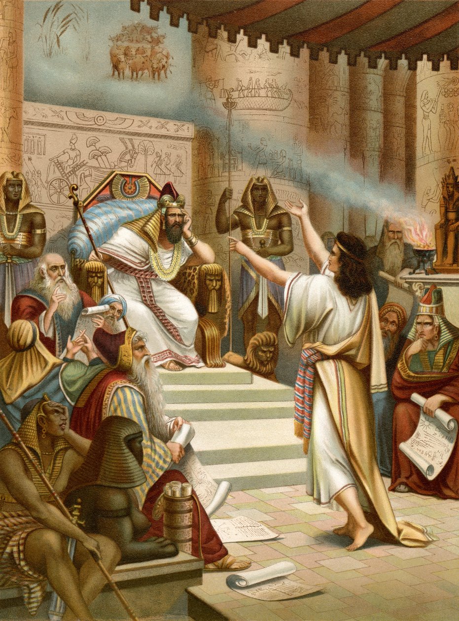 Joseph interpreting the dreams of the Pharaoh by Wilhelm Ebbinghaus