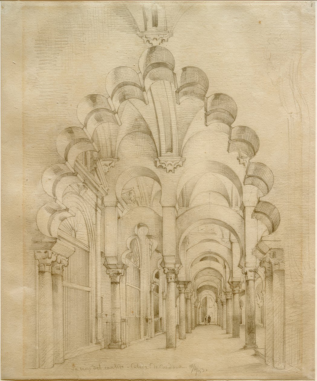 Mosque of Córdoba by Wilhelm Gail