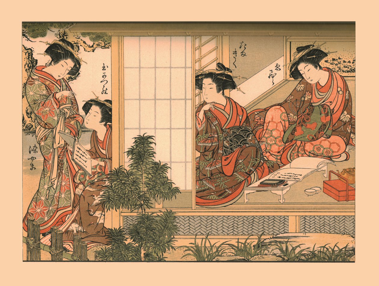 Japanese Beauties, 1776, 1886 by Wilhelm Greve