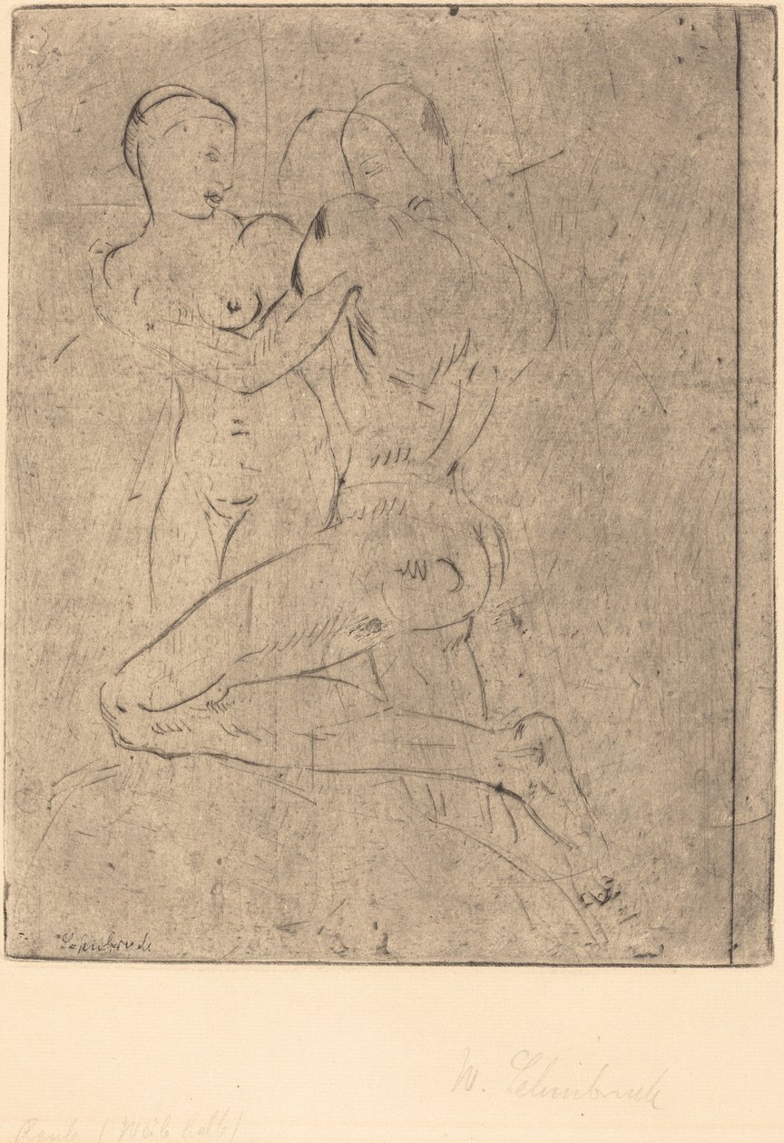 Rape II by Wilhelm Lehmbruck