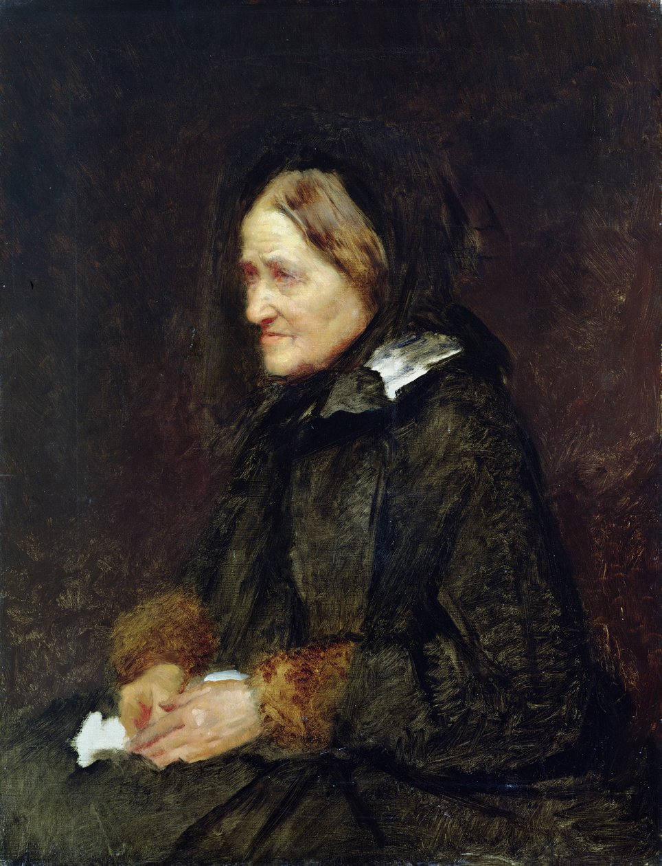 Helene Leibl, the Aunt of the Artist, 1867 by Wilhelm Maria Hubertus Leibl