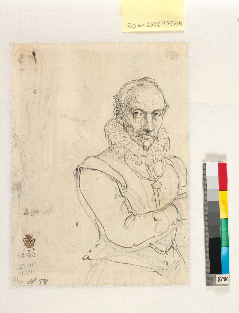 A Nobleman, Time of Christian IV by Wilhelm Marstrand