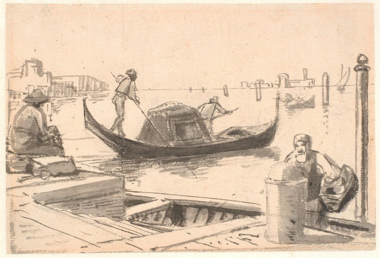Gondola Ride by Wilhelm Marstrand
