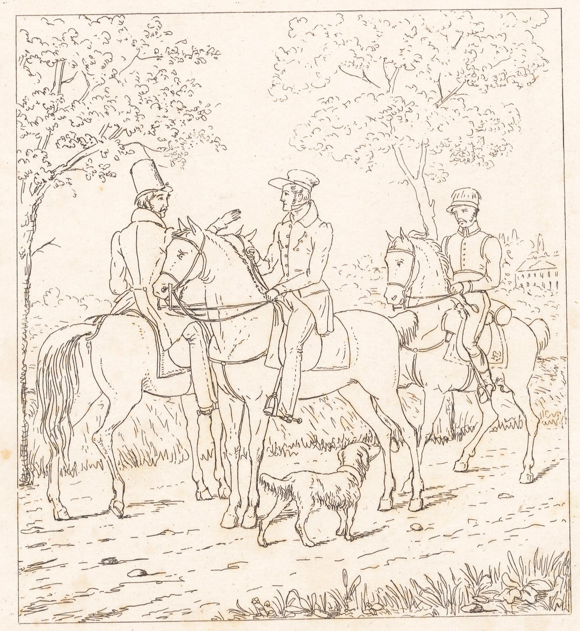 Riders by Wilhelm Marstrand