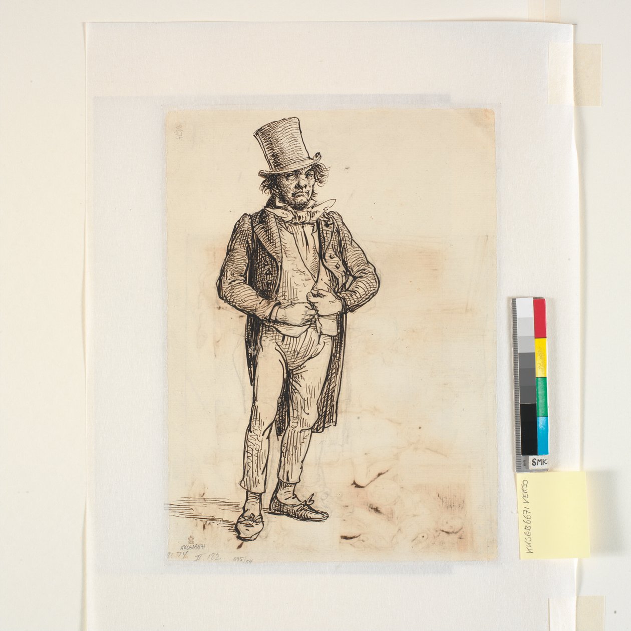 Study of the Sunday-dressed Shoemaker in Another Form by Wilhelm Marstrand