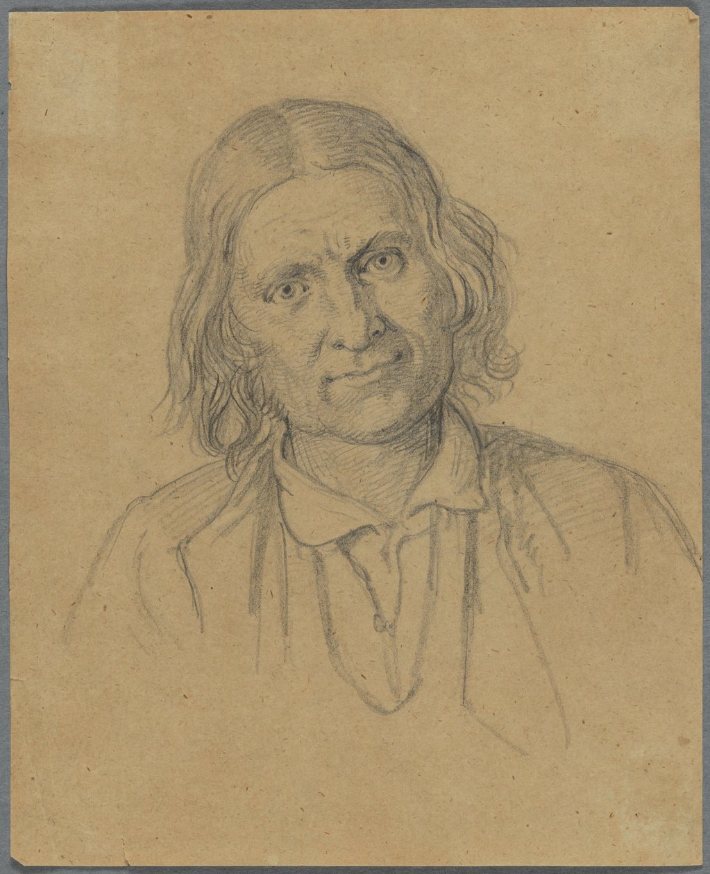 Study of a Man, Study for Churchgoers Arriving at Leksand by Wilhelm Marstrand